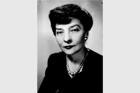 Black and white photo of Elizebeth Smith Friedman from the chest up.