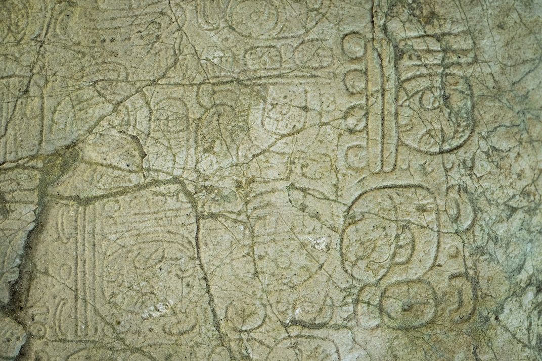 Another relic, Stela 22, contains the longest hieroglyphic text on any monument in Belize. The writing contains details about Caracol’s lineages and political relationships.