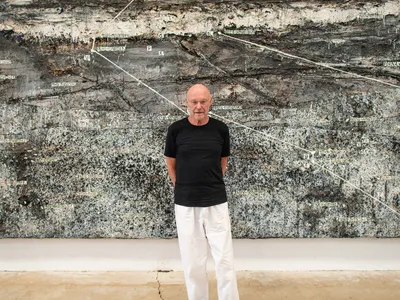 In Barjac this past June, Kiefer stood before a 2001 artwork, Eridanus, named after a constellation that is itself named after a mythical river.