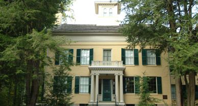 The Homestead, Emily Dickinson’s house in Amherst, Massachusetts