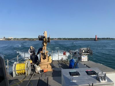 Researchers found roughly 40 depressions on the lake bed of Lake Michigan within the&nbsp;Wisconsin Shipwreck Coast National Marine Sanctuary.