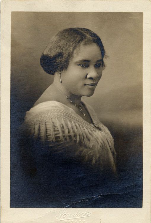 Portrait of Madam C. J. Walker, taken in 1915.