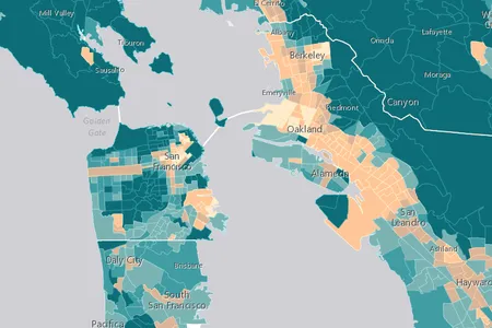 The Bay Area sees stark geographical divides between the rich and the poor