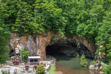 Bon Ami Mine is located in Little Switzerland, North Carolina, about 50 miles northeast of Asheville.