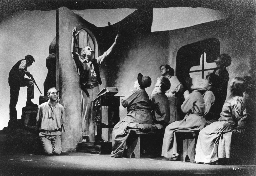 A 1936 performance of Riggs' The Cherokee Night