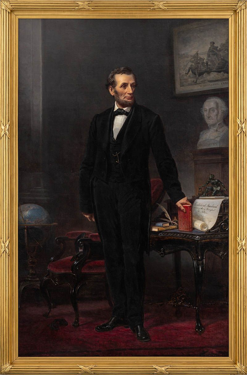 Life-Size 1865 Portrait of Abraham Lincoln Stands Tall at the National Portrait Gallery