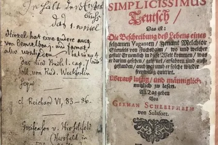 One of the lost works discovered in AMU's University Library with annotations from the Brothers Grimm