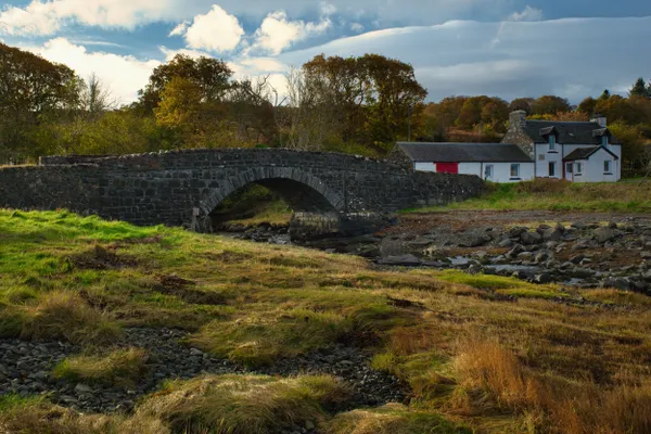 Pennyghael Bridge - Isle of Mull - Early Morning - Scotland thumbnail