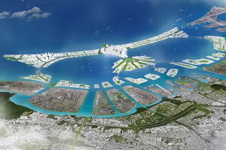 The "Great Garuda" seawall will be shaped like Indonesia's national symbol—a mythical, birdlike creature. 