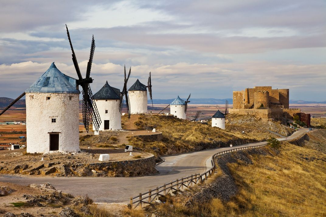 Traditional windmills of La Mancha