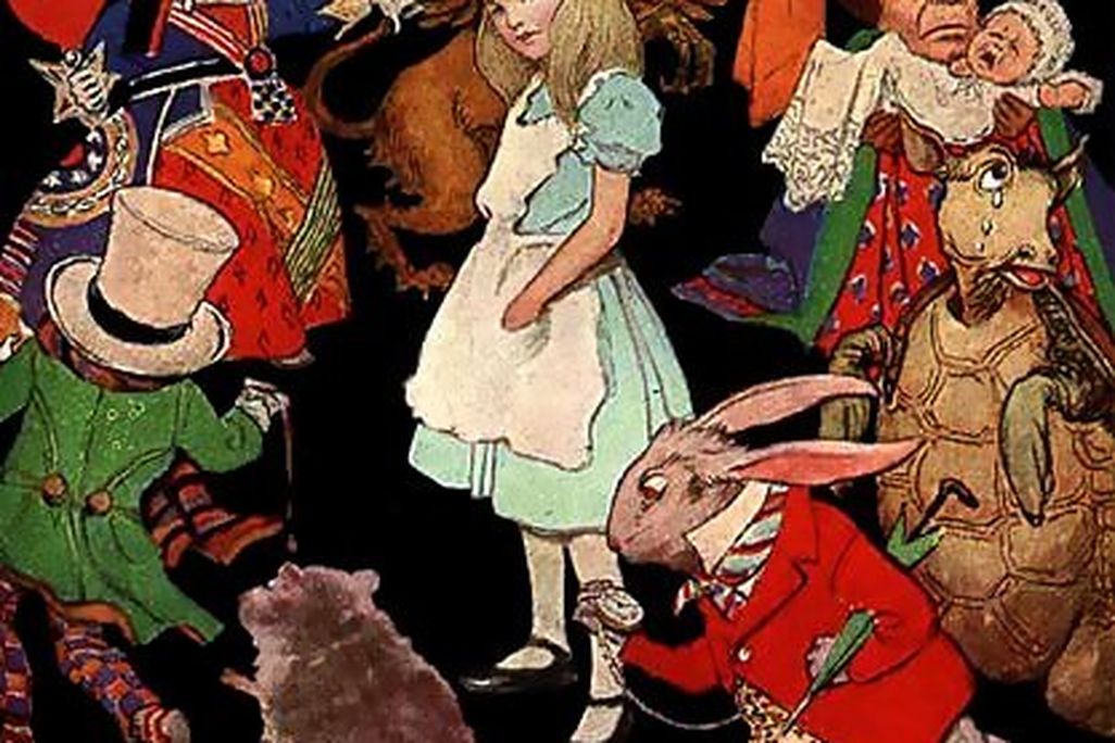 Illustration from The Nursery “Alice” by Lewis Carroll, 1890