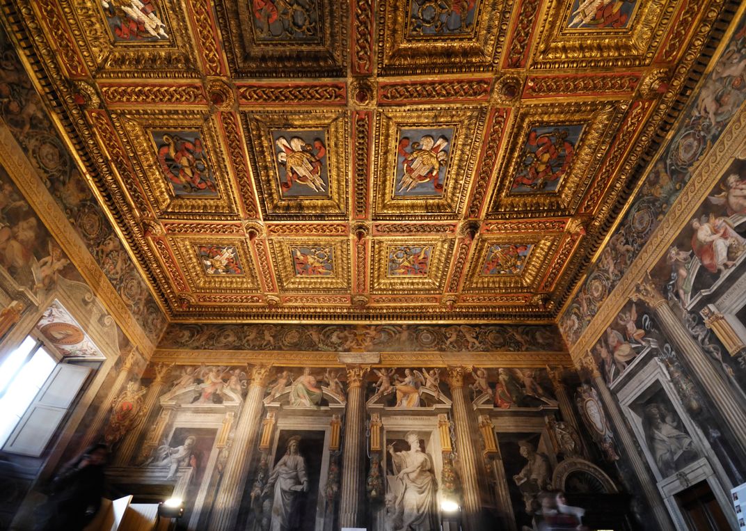 Raphael ceiling frescoes