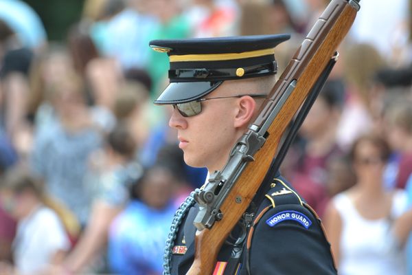 3rd Infantry Guard at Tomb of the Unknown Soldier thumbnail