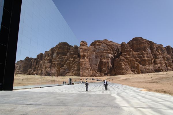 Maraya mirrored building at Al Ula, Saudi Arabia thumbnail