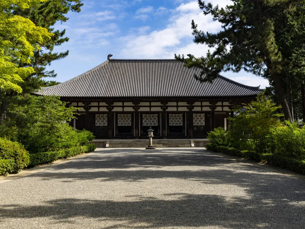 Outside of Toshodaiji Temple