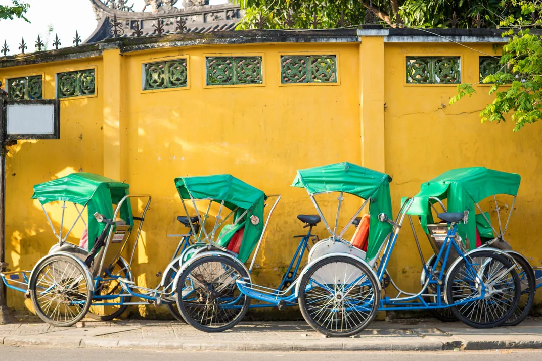 Cyclos at rest in Hoi An