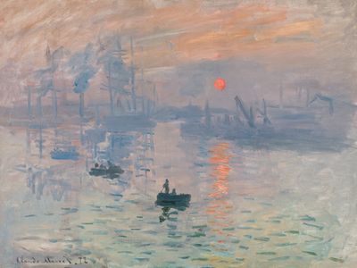 Impression, Sunrise, Claude Monet, 1872