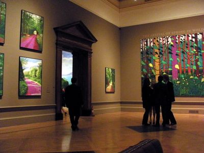 David Hockney exhibition at the Royal Academy of Arts in London