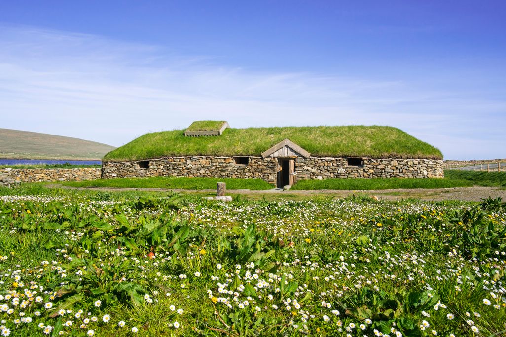 Norse Viking longhouse