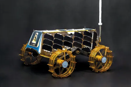 Sorato is smaller and lighter than any other lunar or Martian space-qualified rover. It was donated last October to the Smithsonian’s National Air and Space Museum by ispace, a Japan-based private lunar exploration company.