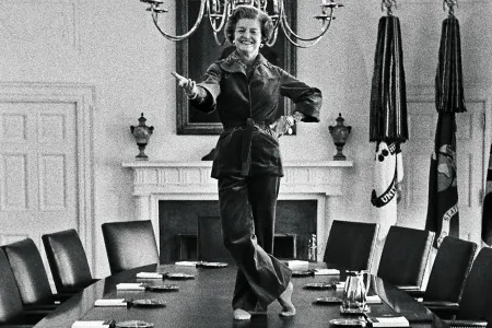 On her final day as first lady, Betty Ford told Kennerly her idea for the Cabinet Room table.