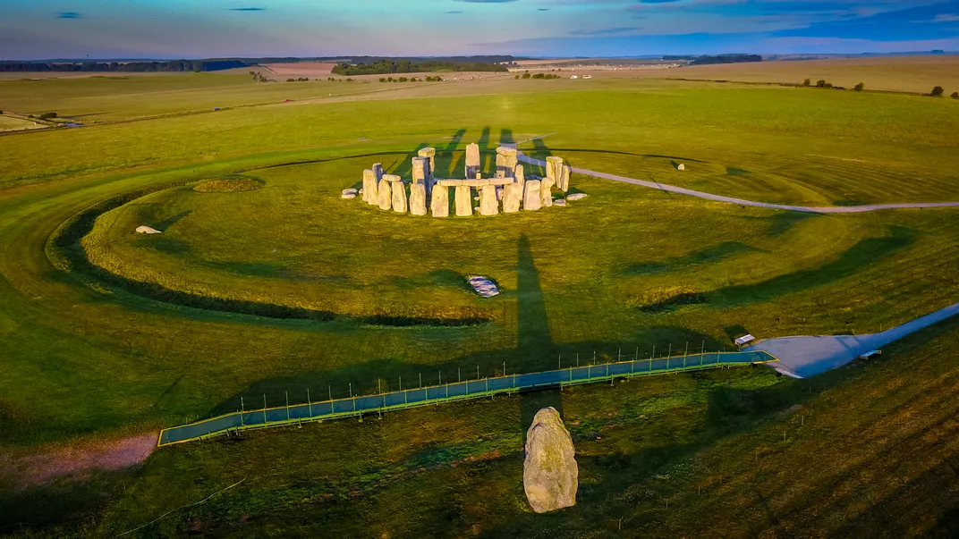 The ancient site of Stonehenge