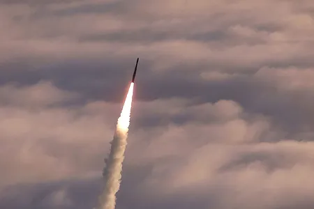 An intercontinental ballistic missile takes flight from&nbsp;Vandenberg Air Force Base, California, in 2002. In 1962, the United States would confront the Soviet Union on its missile stockpiles in Cuba, edging the two nations to the brink of nuclear war.